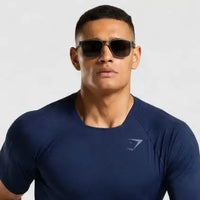 Rift | Grey Large Full Rim Rectangle Sports Sunglasses for Men & Women [Polarized]