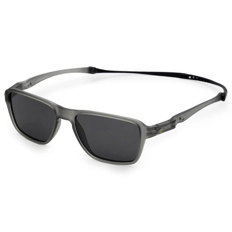 Rift Grey/Black Large Full Rim Rectangle Sports Sunglasses for Men & Women — Hashtag Eyewears