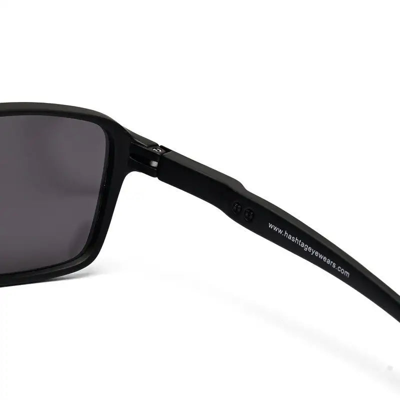 Rift | Light Grey Large Full Rim RECTANGLE Sports for Men & Women [Polarized]