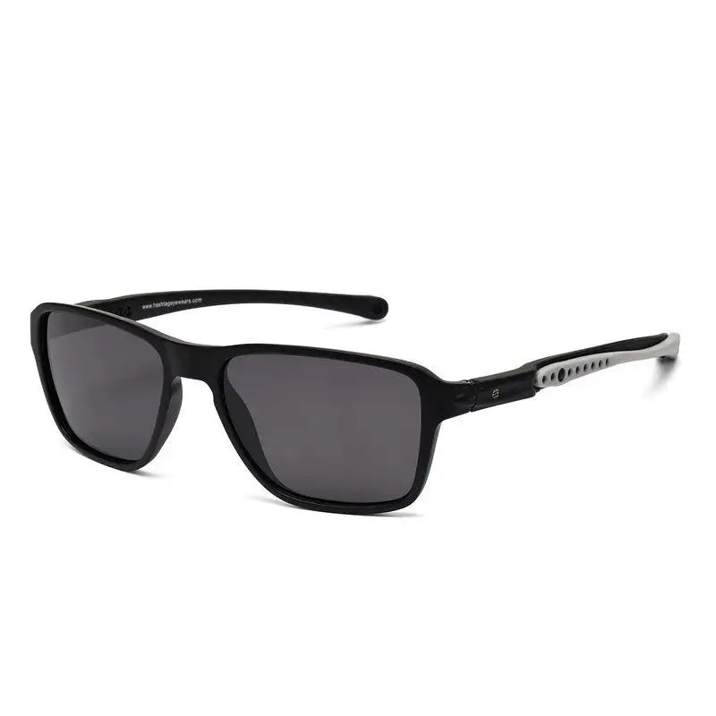 Rift | Light Grey Large Full Rim RECTANGLE Sports for Men & Women [Polarized]