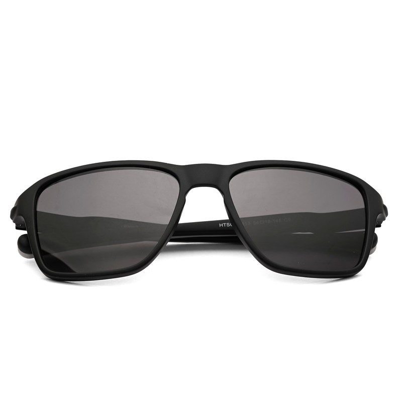 Rift Light Grey Large Full Rim RECTANGLE Sports for Men & Women — Hashtag Eyewears