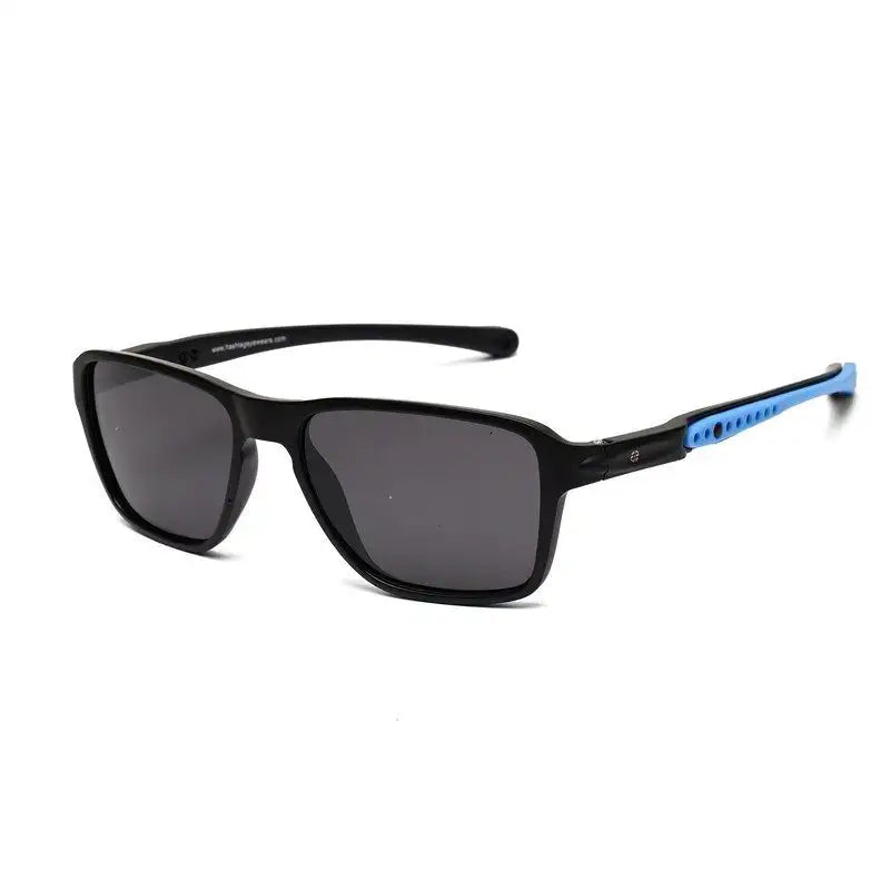Rift | Sky Blue Large Full Rim RECTANGLE Sports for Men & Women [Polarized]