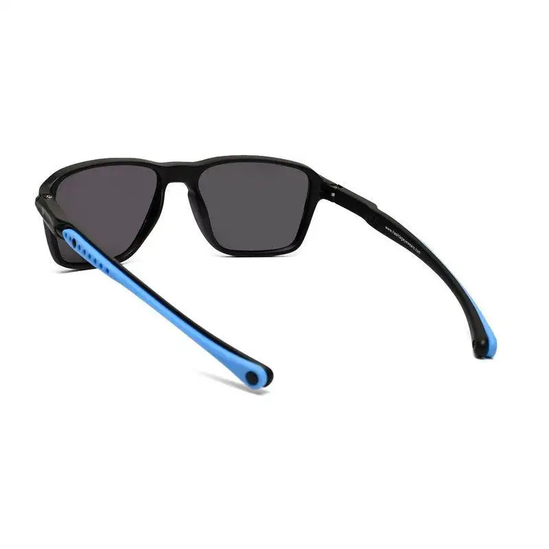 Rift | Sky Blue Large Full Rim RECTANGLE Sports for Men & Women [Polarized]