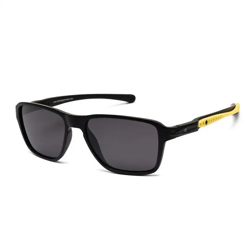 Rift | Yellow Large Full Rim RECTANGLE Sports for Men & Women [Polarized]