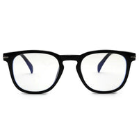 Rivena Black Small Full Rim Square Computer Glasses for Men & Women — Hashtag Eyewears