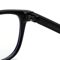 Rivena Black Small Full Rim Square Computer Glasses for Men & Women — Hashtag Eyewears