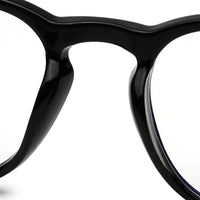 Rivena Black Small Full Rim Square Computer Glasses for Men & Women — Hashtag Eyewears