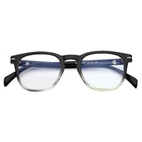 Rivena Gradient Black Small Full Rim Square Computer Glasses for Men & Women — Hashtag Eyewears