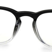Rivena Gradient Black Small Full Rim Square Computer Glasses for Men & Women — Hashtag Eyewears