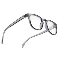 Rivena Grey Small Full Rim Square Computer Glasses for Men & Women — Hashtag Eyewears