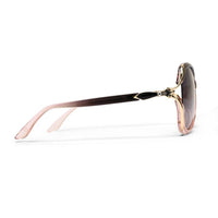 Rylen Gold & Blackish Purple Large Full Rim Butterfly Sunglasses for Women — Hashtag Eyewears