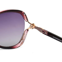 Rylen Gold & Gradient Purple Large Full Rim Butterfly Sunglasses for Women — Hashtag Eyewears