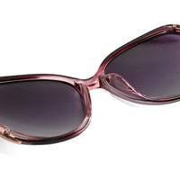 Rylen Gold & Gradient Purple Large Full Rim Butterfly Sunglasses for Women — Hashtag Eyewears