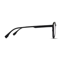 Screenzy | Black Medium Full Rim Round Computer Glasses for Men & Women [Blue Block]