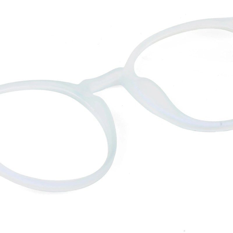 Screenzy Sky Blue Medium Full Rim Round Computer Glasses for Men & Women — Hashtag Eyewears