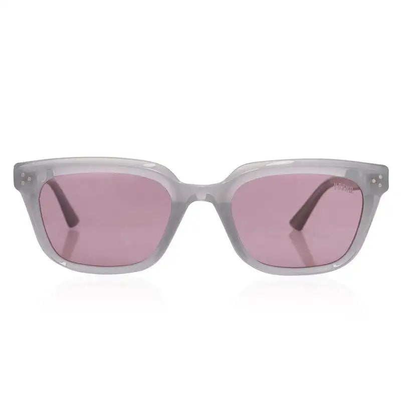Selora | Transparent Grey Extra-Large Full Rim Wayfarer Sunglasses for Men & Women [Polarized] HASHTAG X VOSNO