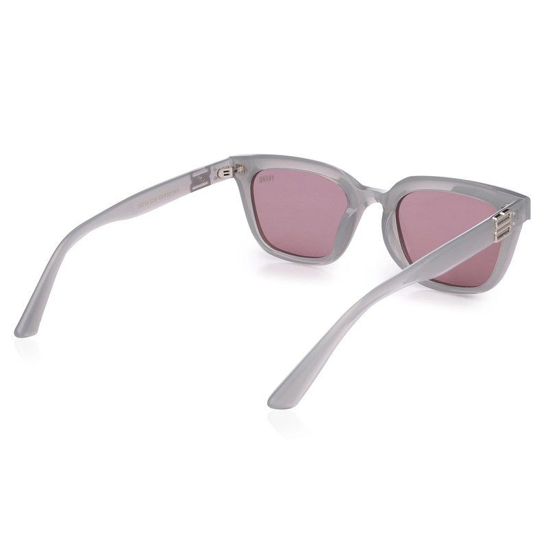Selora Transparent Grey Extra-Large Full Rim Wayfarer Sunglasses for Men & Women HASHTAG X VOSNO — Hashtag Eyewears
