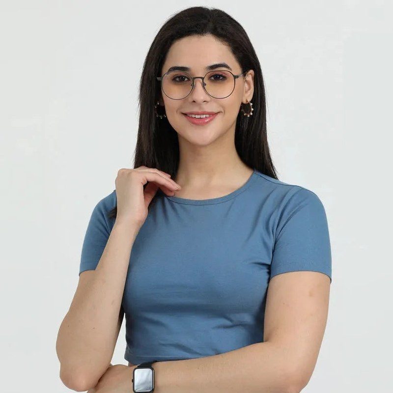 Seraph Grey Medium Full Rim Oval Clip-on for Men & Women — Hashtag Eyewears