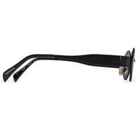 SEVA Black Medium Rim Less Diamond with Lock Side Hinges Sunglasses for Men & Women — Hashtag Eyewears