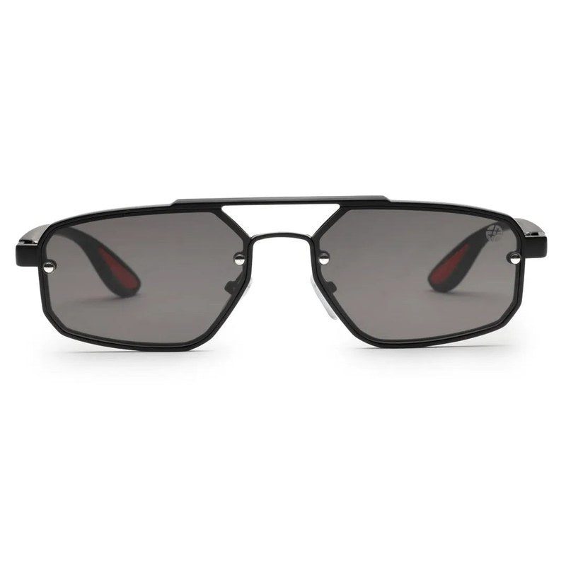 Shadron Black Medium Full Rim Rectangle Sunglasses for Men — Hashtag Eyewears