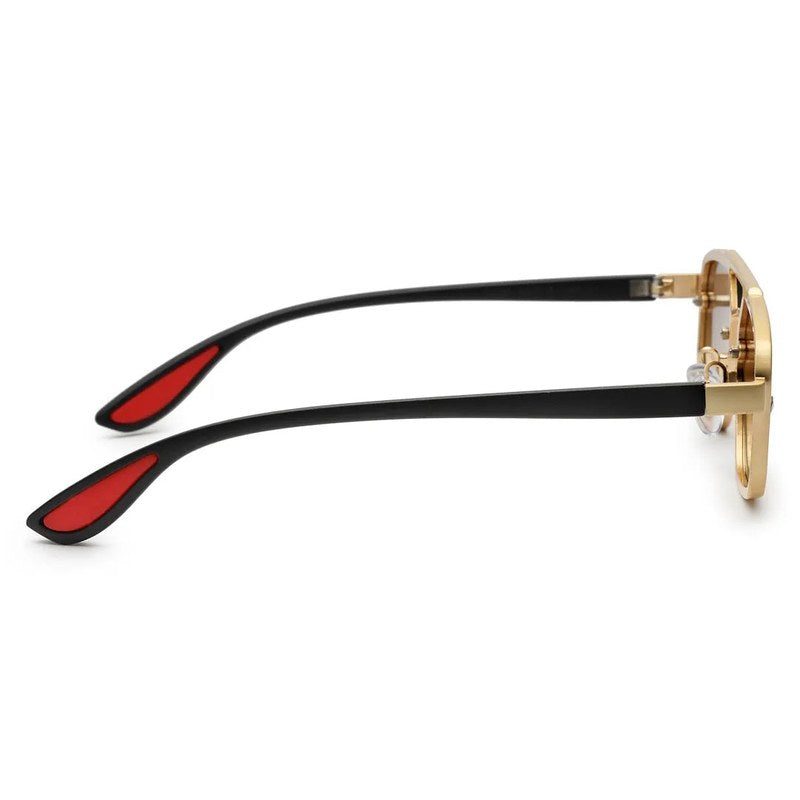 Shadron Gredient Brown Medium Full Rim Rectangle Sunglasses for Men — Hashtag Eyewears
