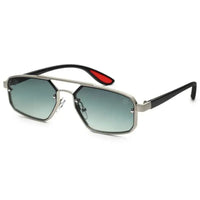 Shadron | Green Medium Full Rim Rectangle Sunglasses for Men [UV-protected]