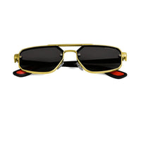 Shadron Silver Medium Full Rim RECTANGLE Sunglasses for Men — Hashtag Eyewears