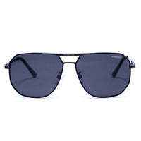Sion Grey Medium Full Rim Haxagonal Sunglasses for Men & Women — Hashtag Eyewears