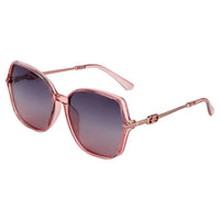 Sireon Pink Large Full Rim Square Sunglasses for Women — Hashtag Eyewears