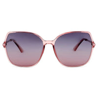 Sireon Pink Large Full Rim Square Sunglasses for Women — Hashtag Eyewears