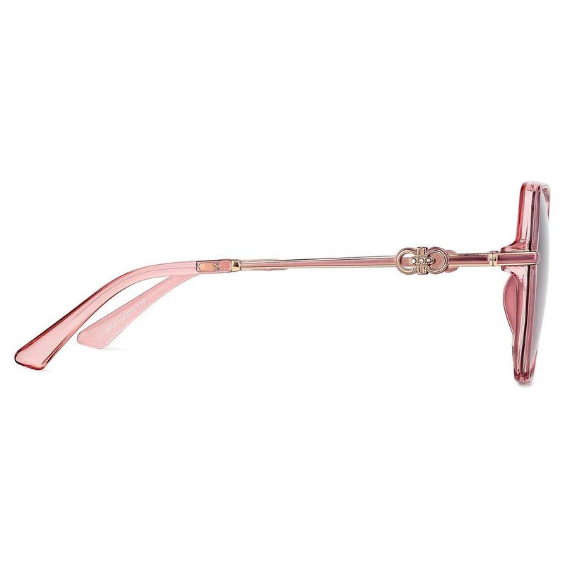 Sireon Pink Large Full Rim Square Sunglasses for Women — Hashtag Eyewears