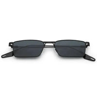 Skyfall | Black Medium Full Rim Rectangle Sunglasses for Men & Women [UV-protected]
