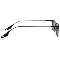 Skyfall | Black Medium Full Rim Rectangle Sunglasses for Men & Women [UV-protected]