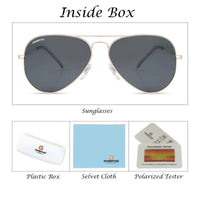 Skyra Golden Green Medium Full Rim Aviator Sunglasses for Men & Women — Hashtag Eyewears