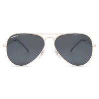 Skyra Golden Green Medium Full Rim Aviator Sunglasses for Men & Women — Hashtag Eyewears