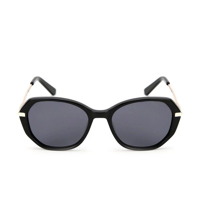 SNOB Black-Gold Medium Full Rim Oval Sunglasses for Women — Hashtag Eyewears