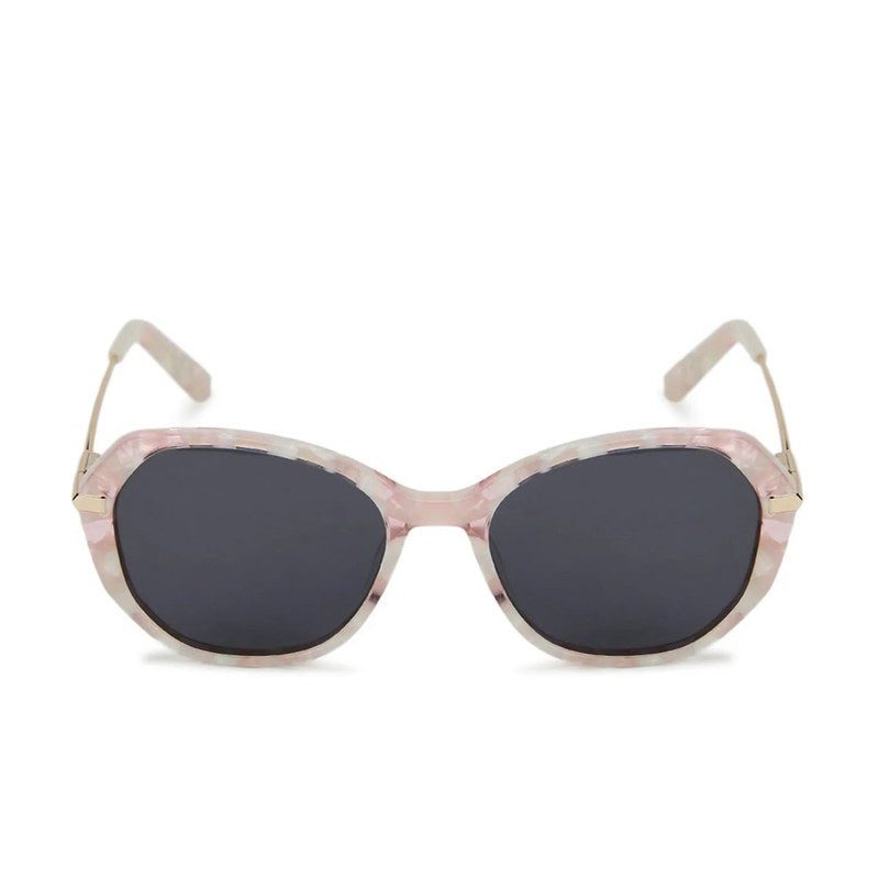 SNOB Marble Pink-Gold Medium Full Rim Oval Sunglasses for Women — Hashtag Eyewears