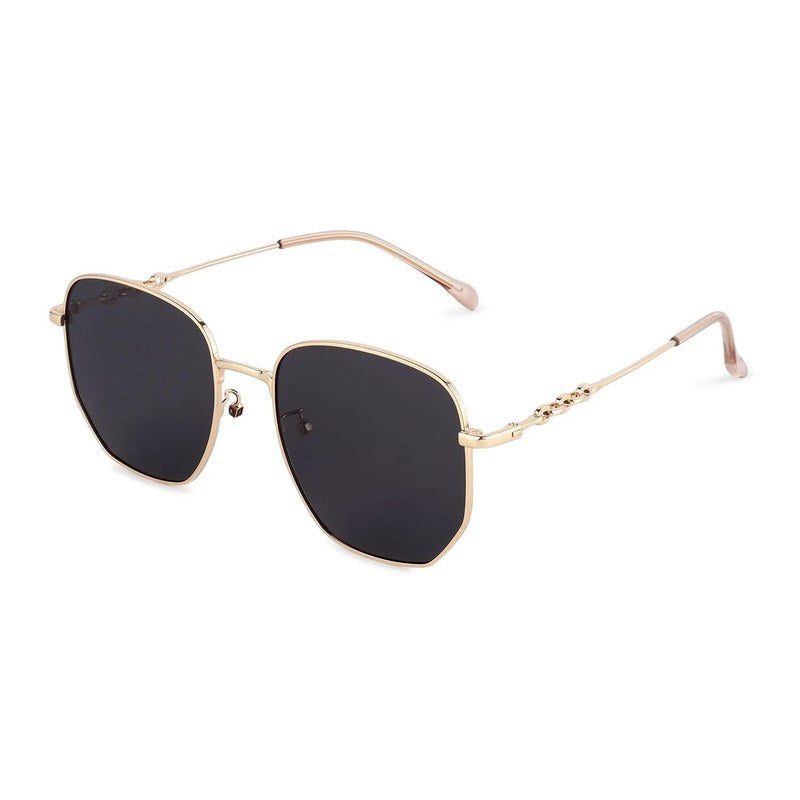 Solarion Golden Large Full Rim Square Sunglasses for Men & Women — Hashtag Eyewears
