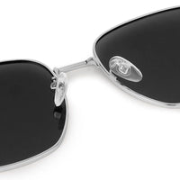 Solarion Silver Large Full Rim Square Sunglasses for Men & Women — Hashtag Eyewears