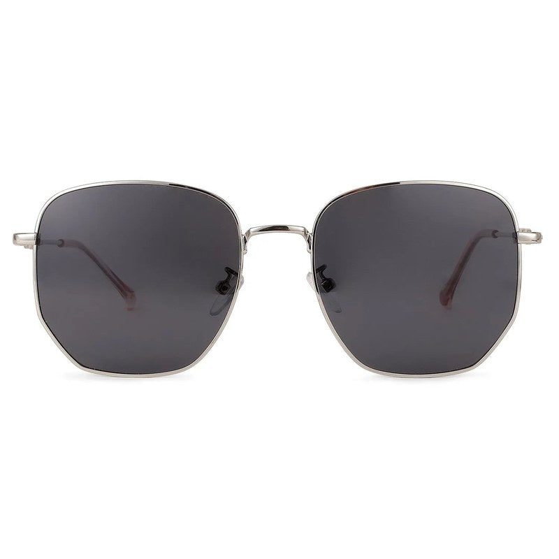 Solarion Silver Large Full Rim Square Sunglasses for Men & Women — Hashtag Eyewears