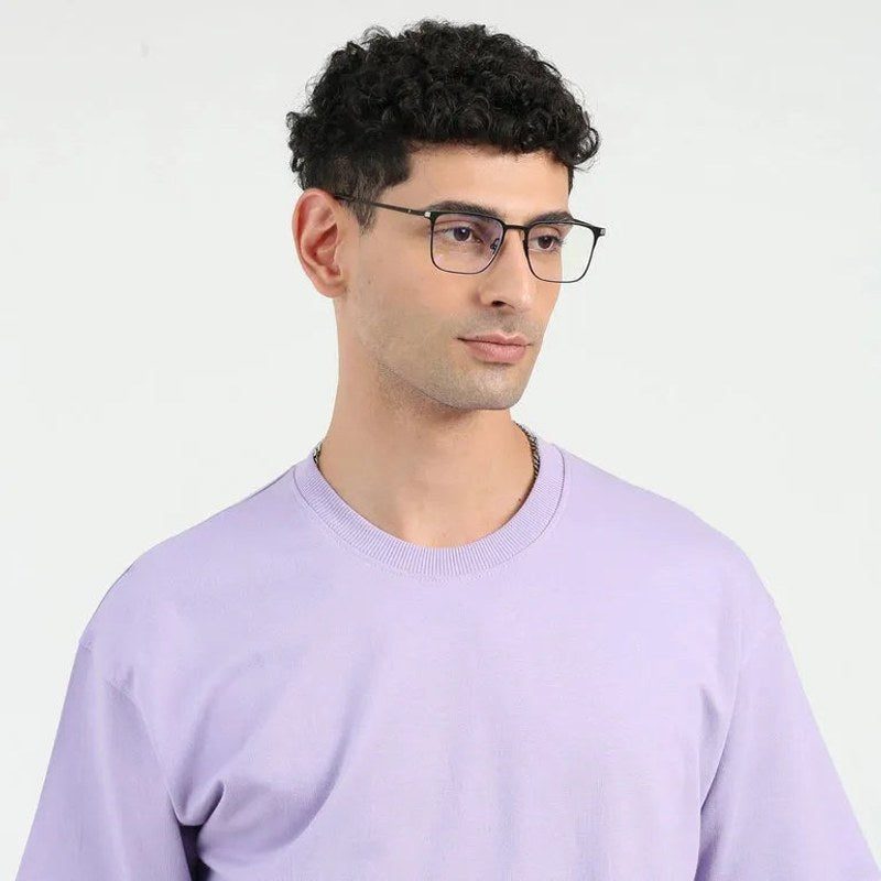 Solstice Black Medium Full Rim Rectangle Clip-on for Men & Women — Hashtag Eyewears