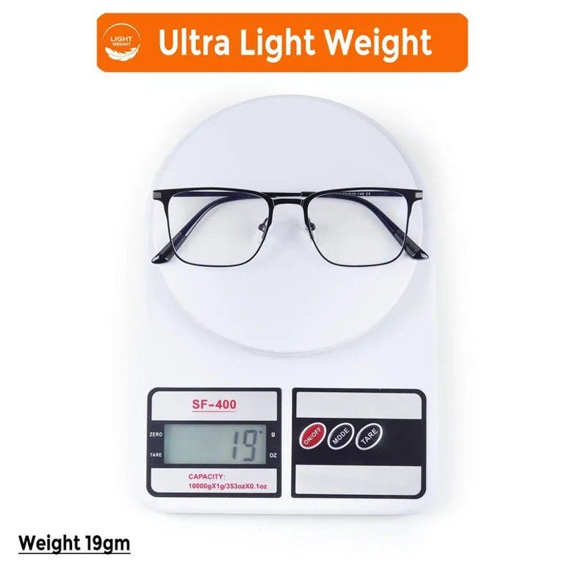 Solstice Black Medium Full Rim Rectangle Clip-on for Men & Women — Hashtag Eyewears