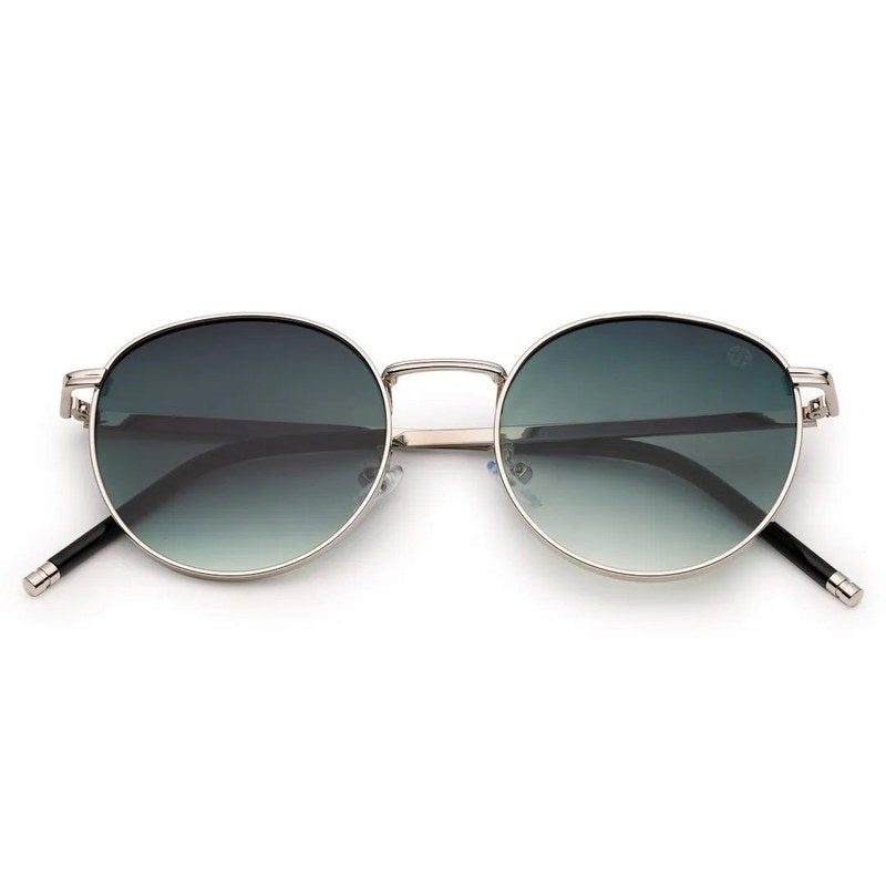 Solyra | Green Medium Full Rim Oval Sunglasses for Men [UV-protected]