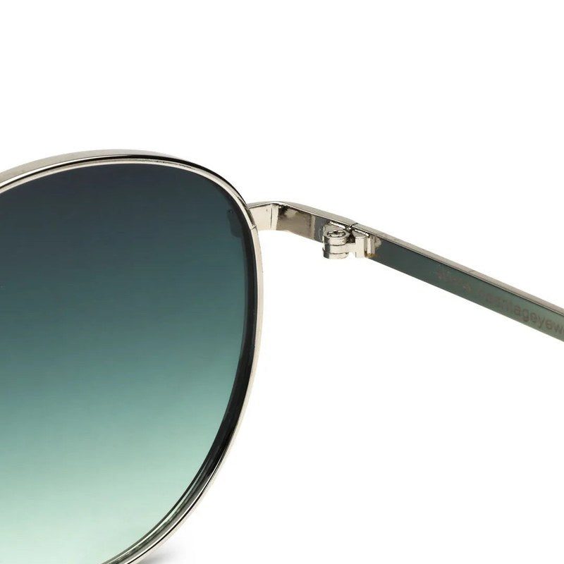 Solyra | Green Medium Full Rim Oval Sunglasses for Men [UV-protected]