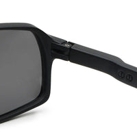 Sparks Black Large Full Rim Rectangle Sports Sunglasses for Men & Women — Hashtag Eyewears