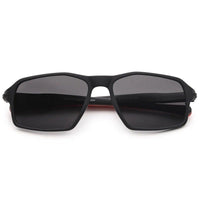 Sparks Black Large Full Rim Rectangle Sports Sunglasses for Men & Women — Hashtag Eyewears