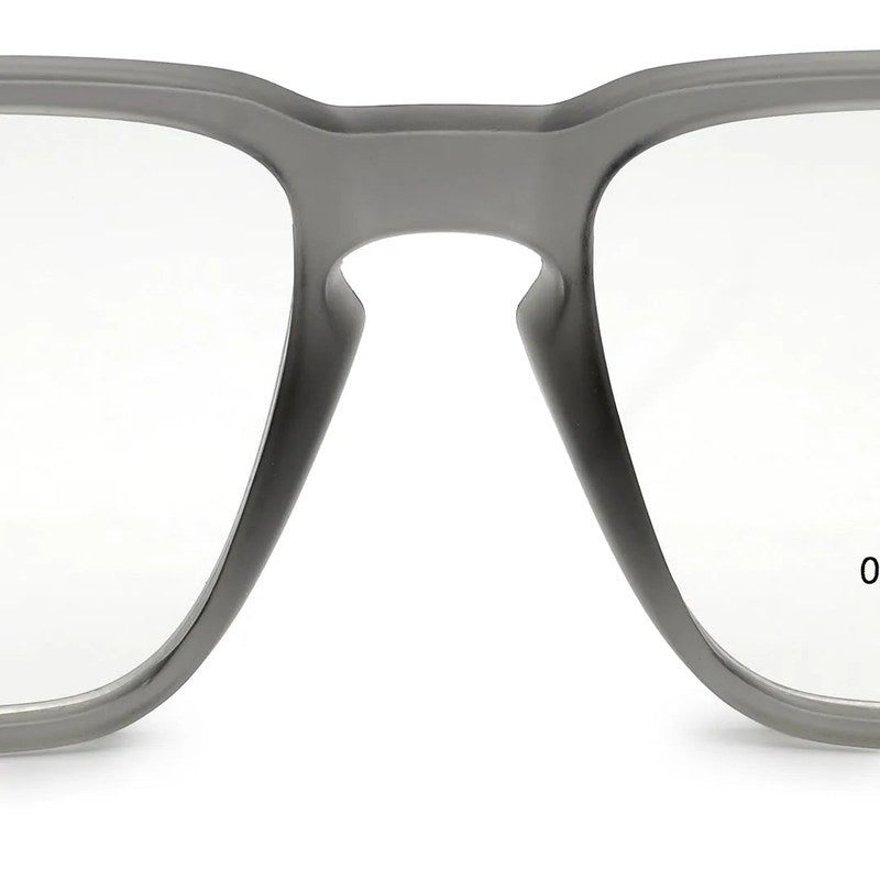 Sporty Grey Medium Full Rim Square Eyeglasses for Men & Women — Hashtag Eyewears