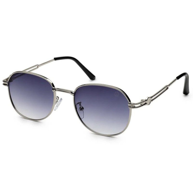 Starfall Gradient Grey Medium Full Rim Oval Sunglasses for Men — Hashtag Eyewears