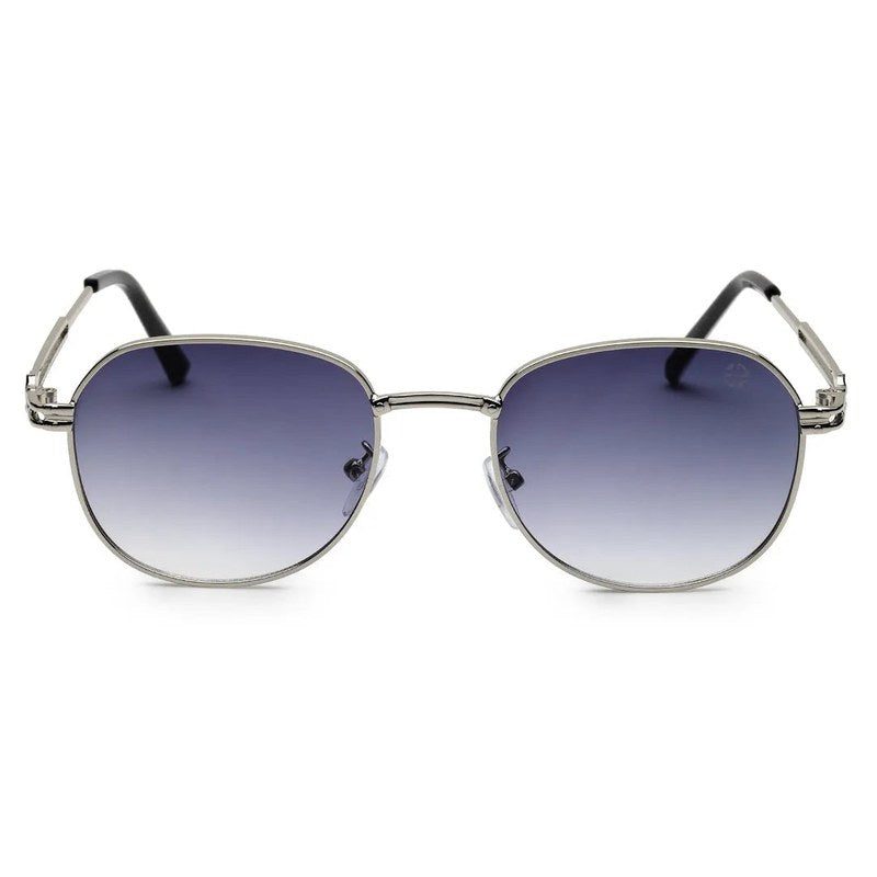 Starfall Gradient Grey Medium Full Rim Oval Sunglasses for Men — Hashtag Eyewears