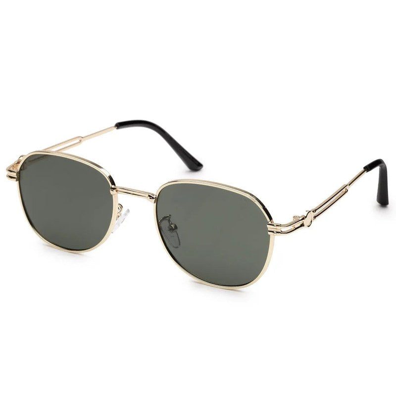 Starfall Green Medium Full Rim Oval Sunglasses for Men — Hashtag Eyewears